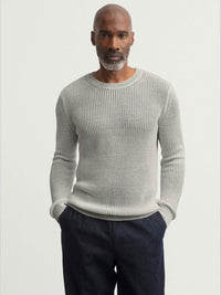 Leovan – Pullover aus weichem Materialmix