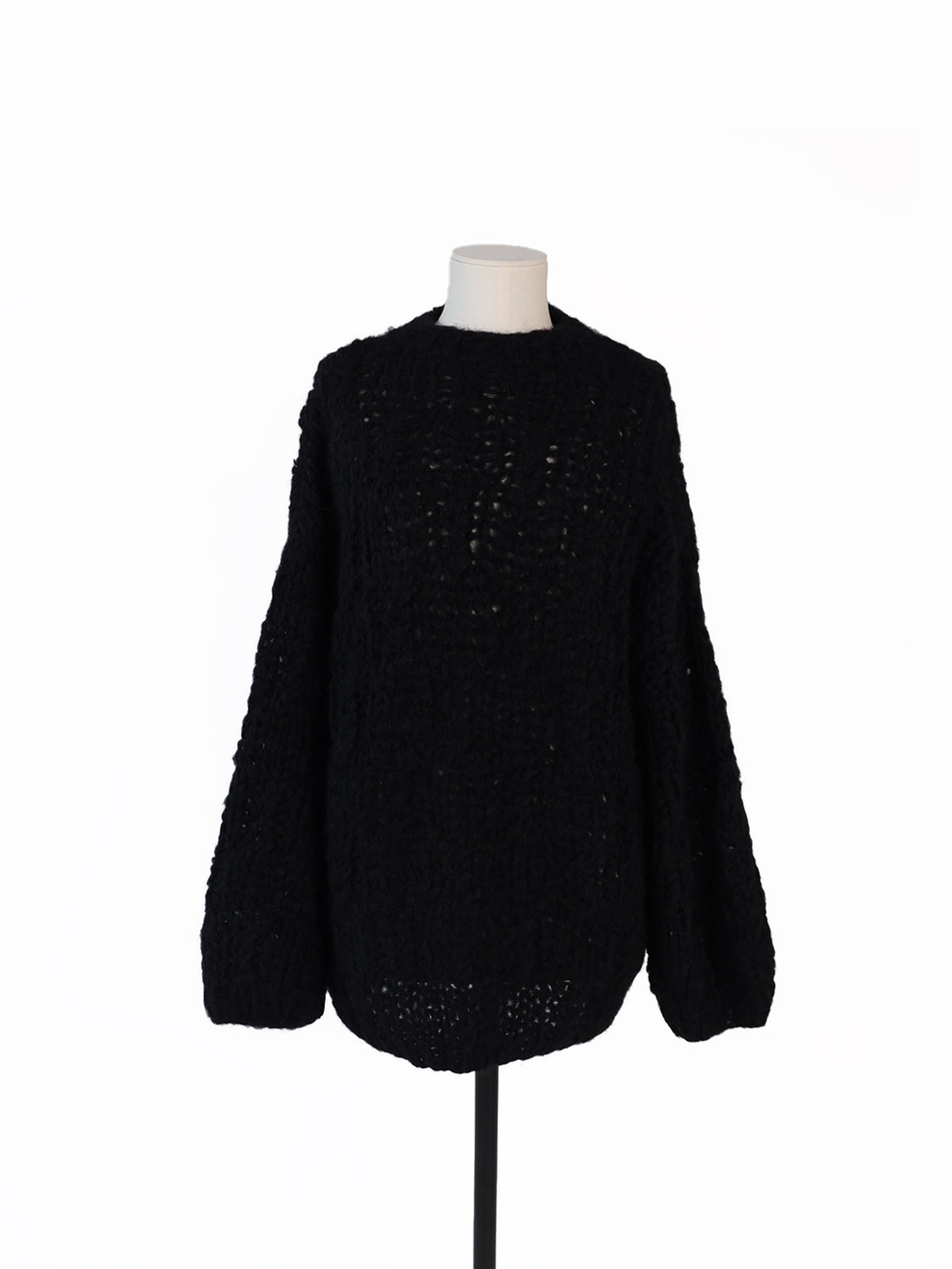 Alpaka Pullover mit Zopfmuster
