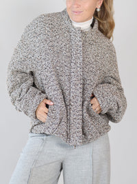 Jacke mit Broschen-Detail