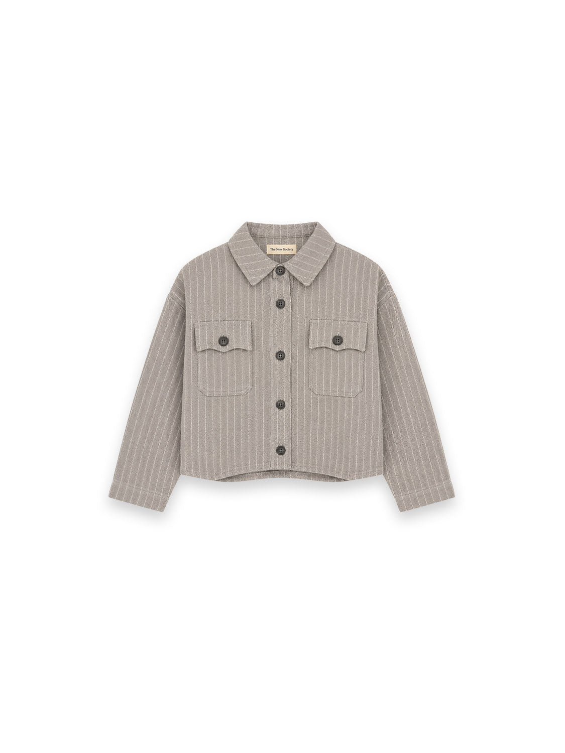 Cliff Hemd – Hemdjacke mit Fischgrätstruktur und Brusttaschen