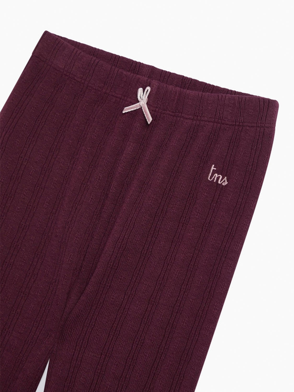 Tns Leggings – Leggings mit feiner Rippstruktur und Logo-Stickerei