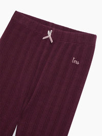 Tns Leggings – Leggings mit feiner Rippstruktur und Logo-Stickerei