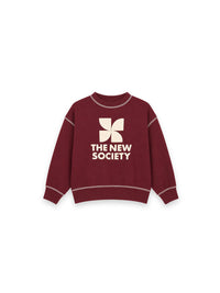 Pullover mit Logo Print