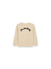 Hayley Pullover – Waffelstrick mit Logo-Stickerei