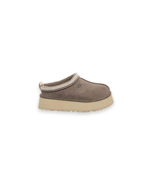 W Tazz – Plattform Slipper aus Veloursleder