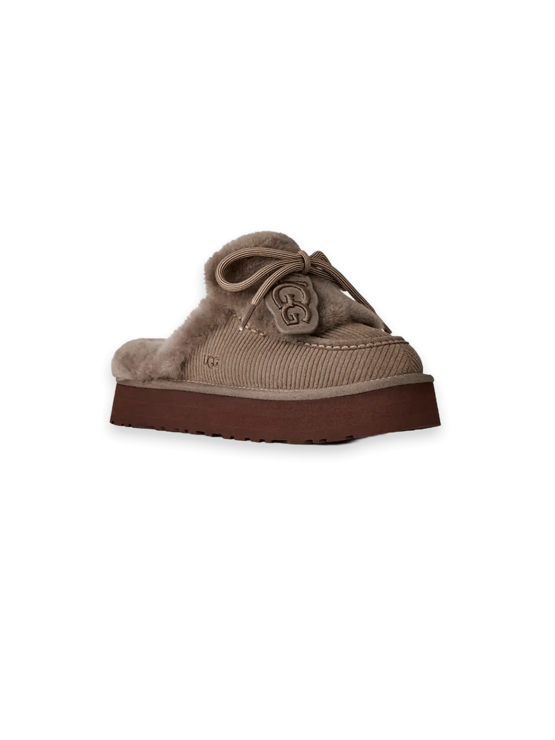 UGG Disquette Heritage Corduroy & Shearling Slippers