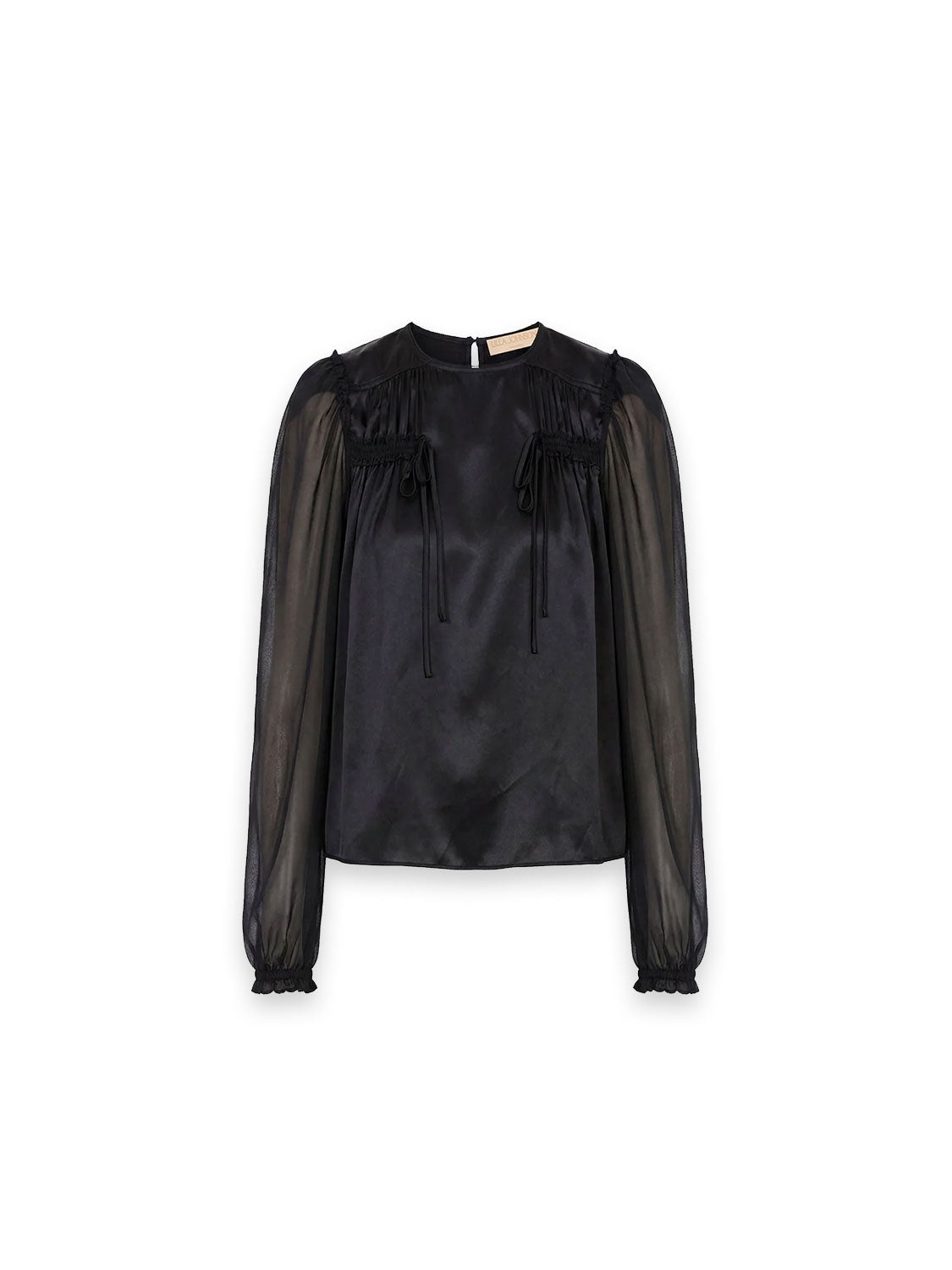 Odette Bluse – Schleifendetail