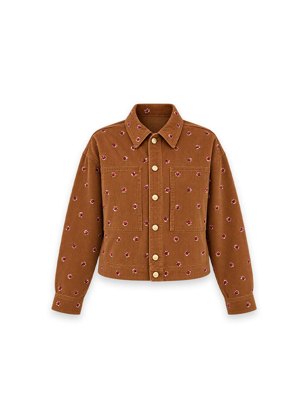 The Bobbi Jacke mit Stickereien