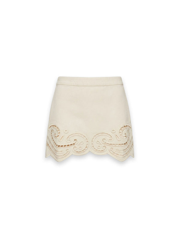 The Cadiz Eyelet Rock mit Stickerei