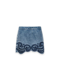 The Cadiz Eyelet Rock mit Stickerei