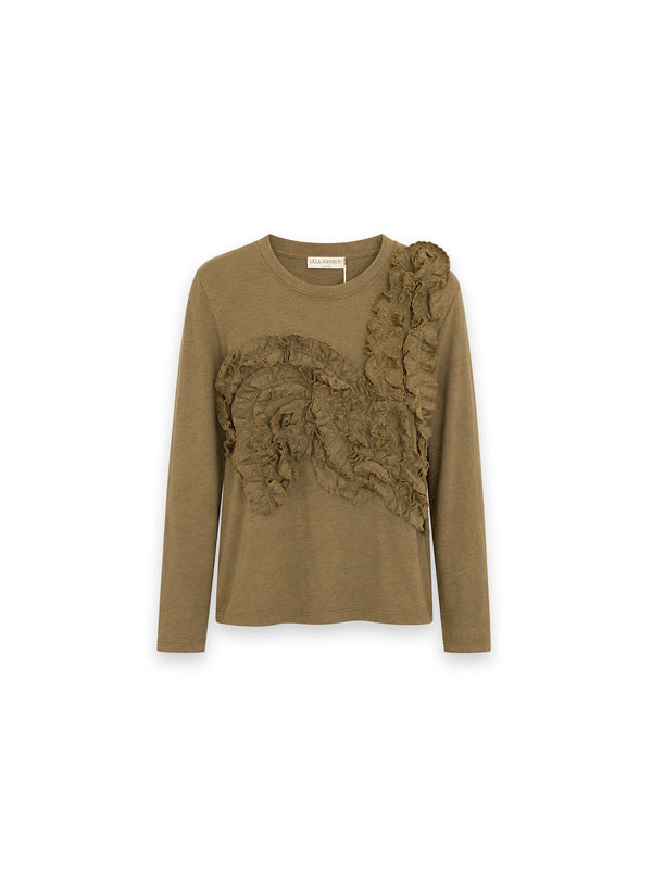 Polina Pullover mit Rüschen
