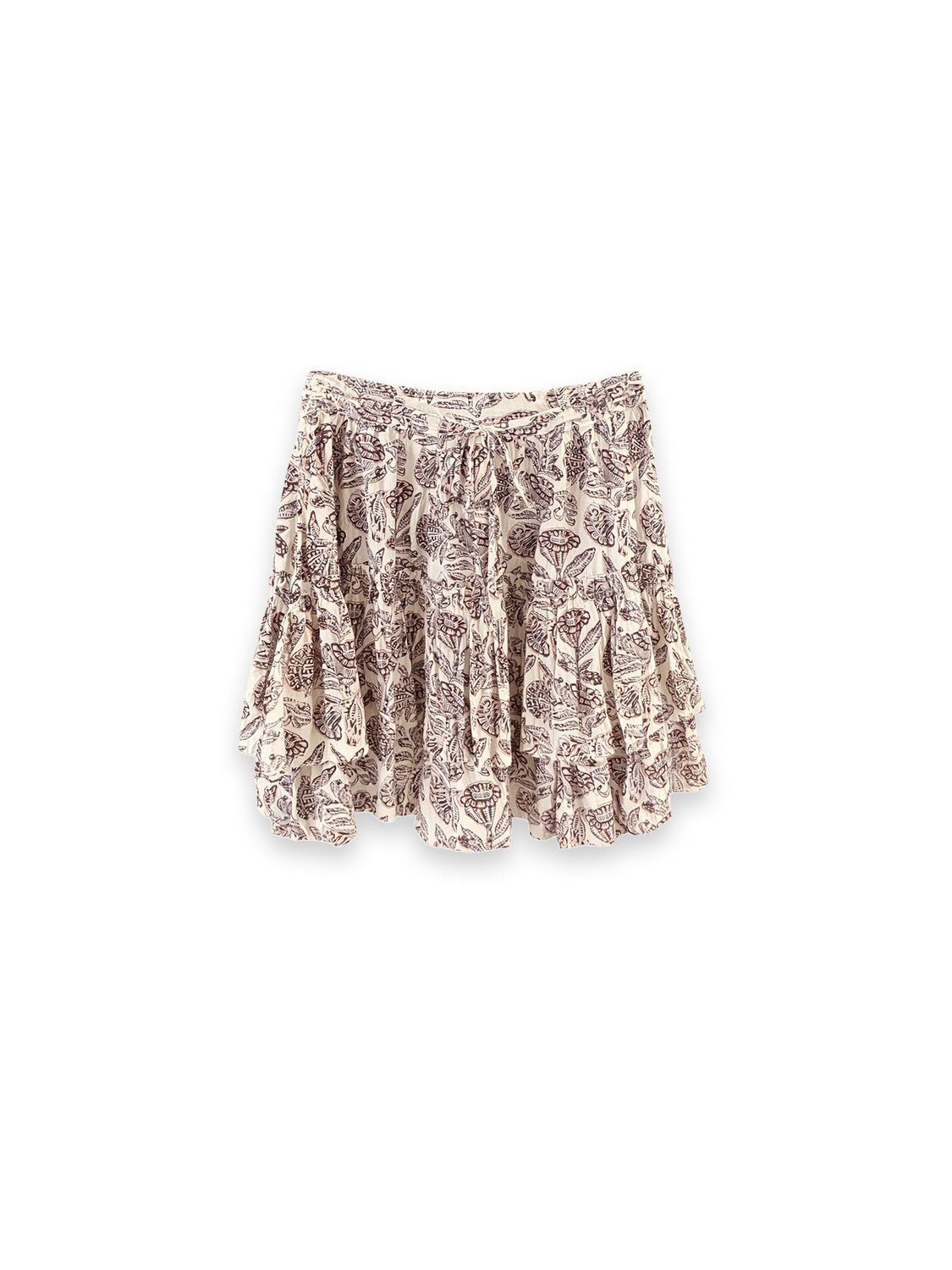 Arlin – Verspielter Volantrock mit zartem Allover-Print