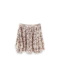 Arlin – Verspielter Volantrock mit zartem Allover-Print