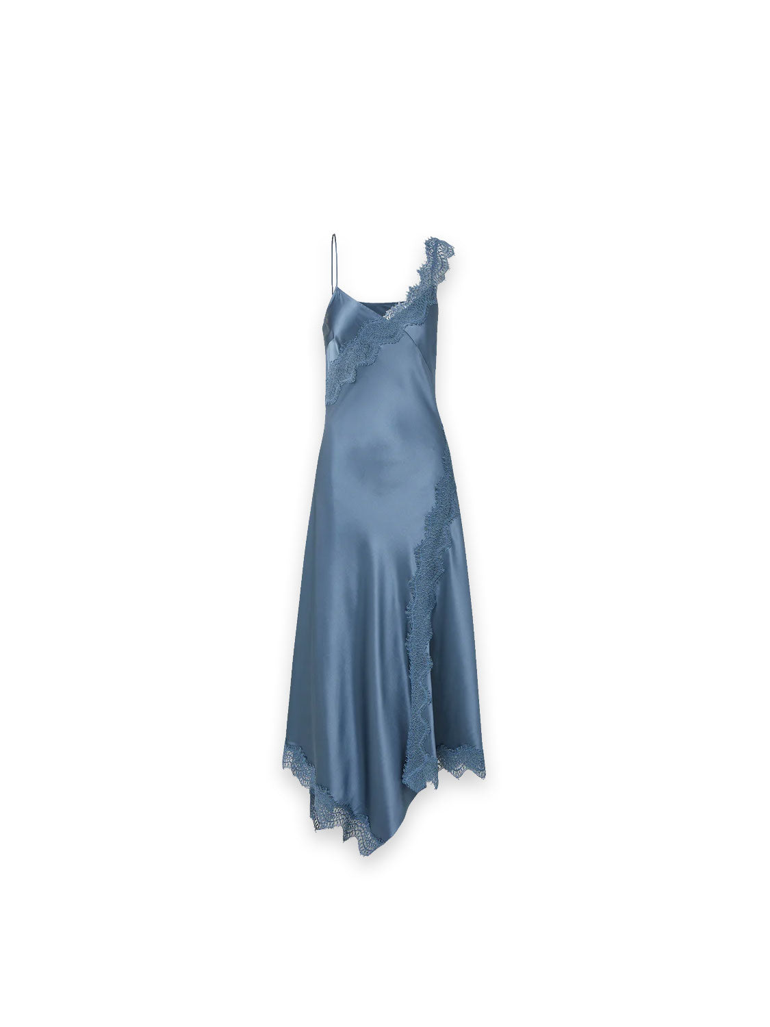 Vernon Kleid – Satin-Look mit Spitze