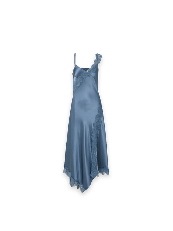 Vernon Kleid – Satin-Look mit Spitze