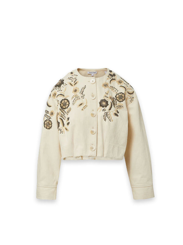 Jacke Emeren – Florale Stickerei