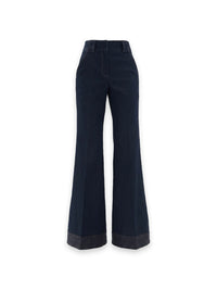 Lancelor Stretch-Denim-Hose – Flared Jeans mit Ziernähten