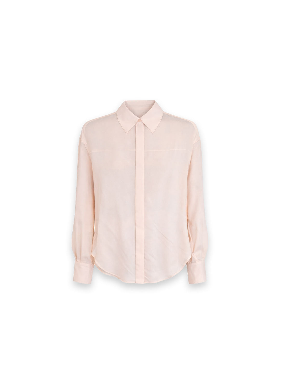 Slim Crease Blouse – Lightweight Crepe