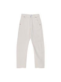 Baggy-Jeans aus Baumwolle mit vorverlegten Seitennähten