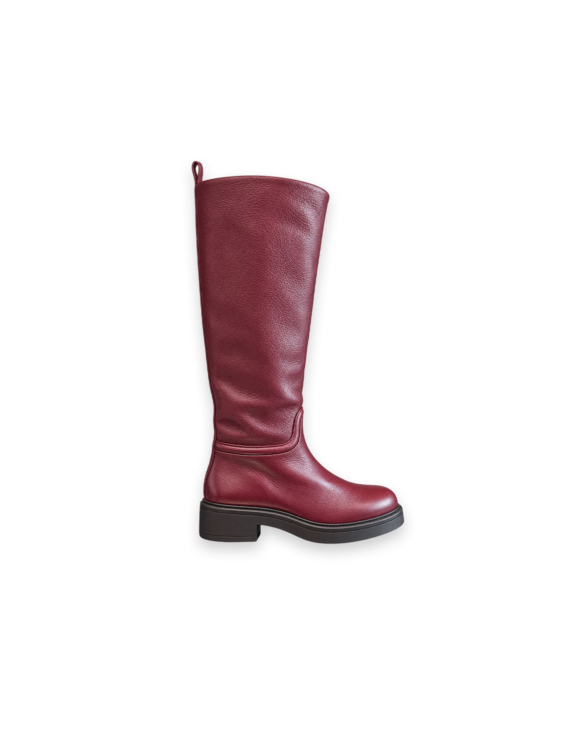 Celia Stiefel aus Leder mit Plateausohle