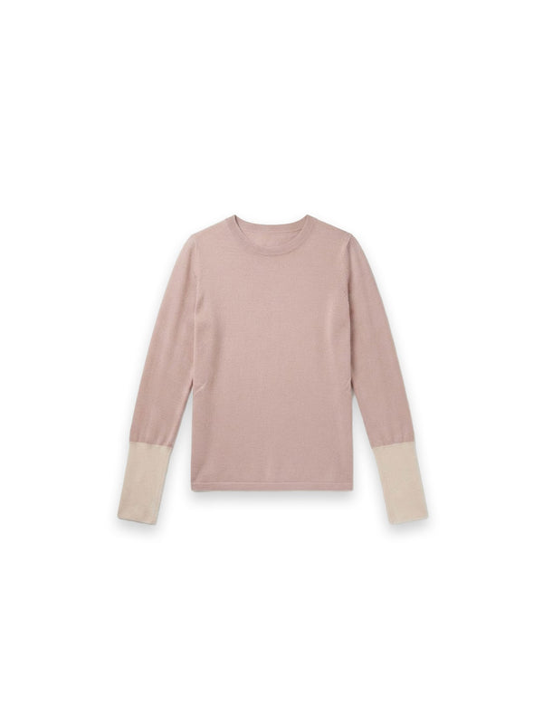 Nuba Pullover – Zweifarbiges Design