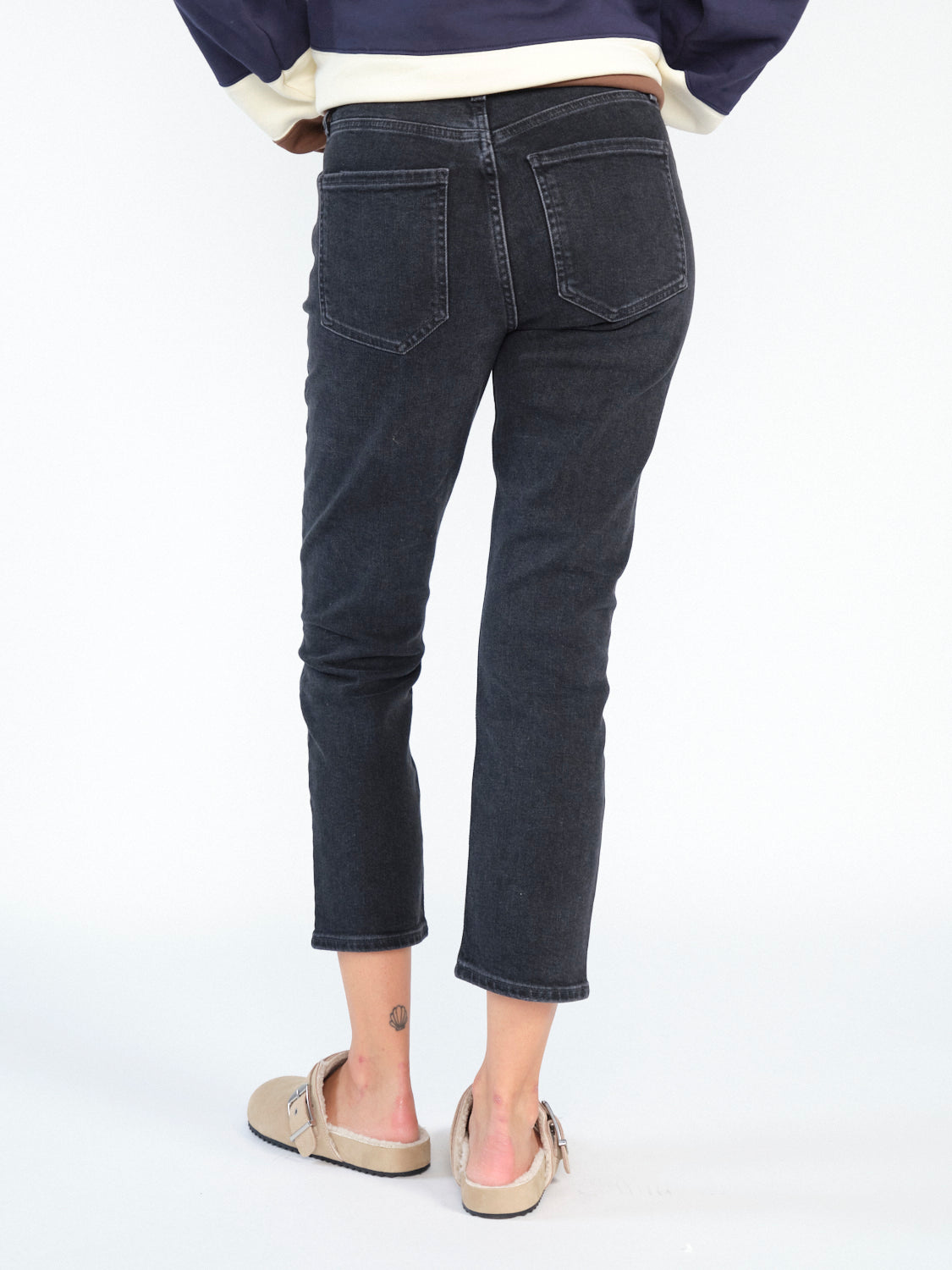 Riley Crop – High-Rise Jeans