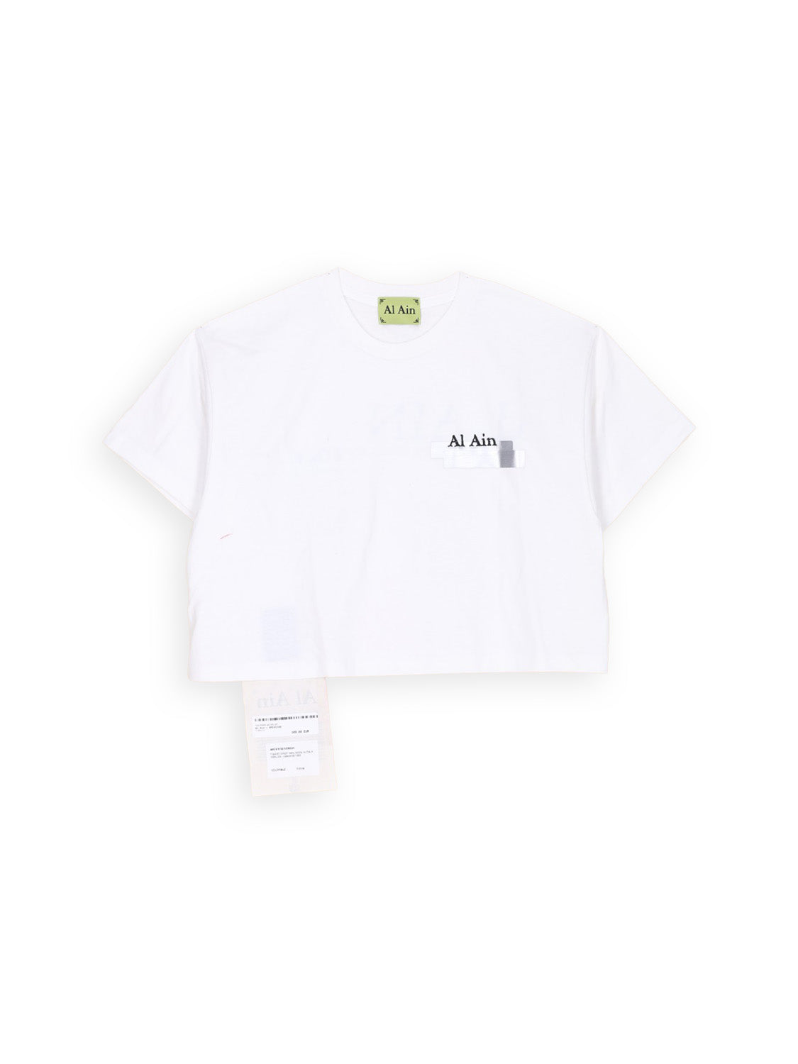 Cropped T-Shirt mit Muster