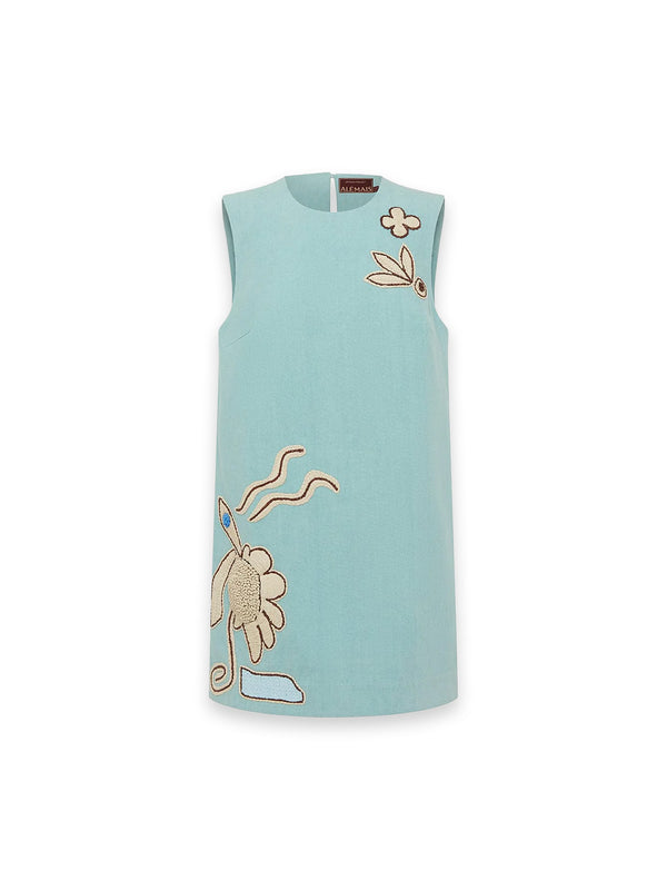 Azar - Minikleid aus Baumwolle