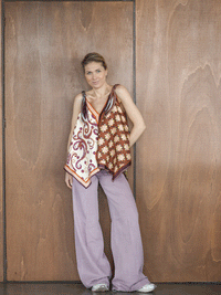 Wilson - Seiden-Top mit Muster