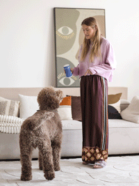 Wilson - Seidenhose mit Muster