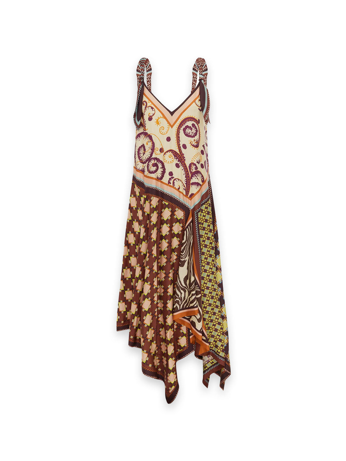 Wilson - Midikleid aus Seide mit Muster