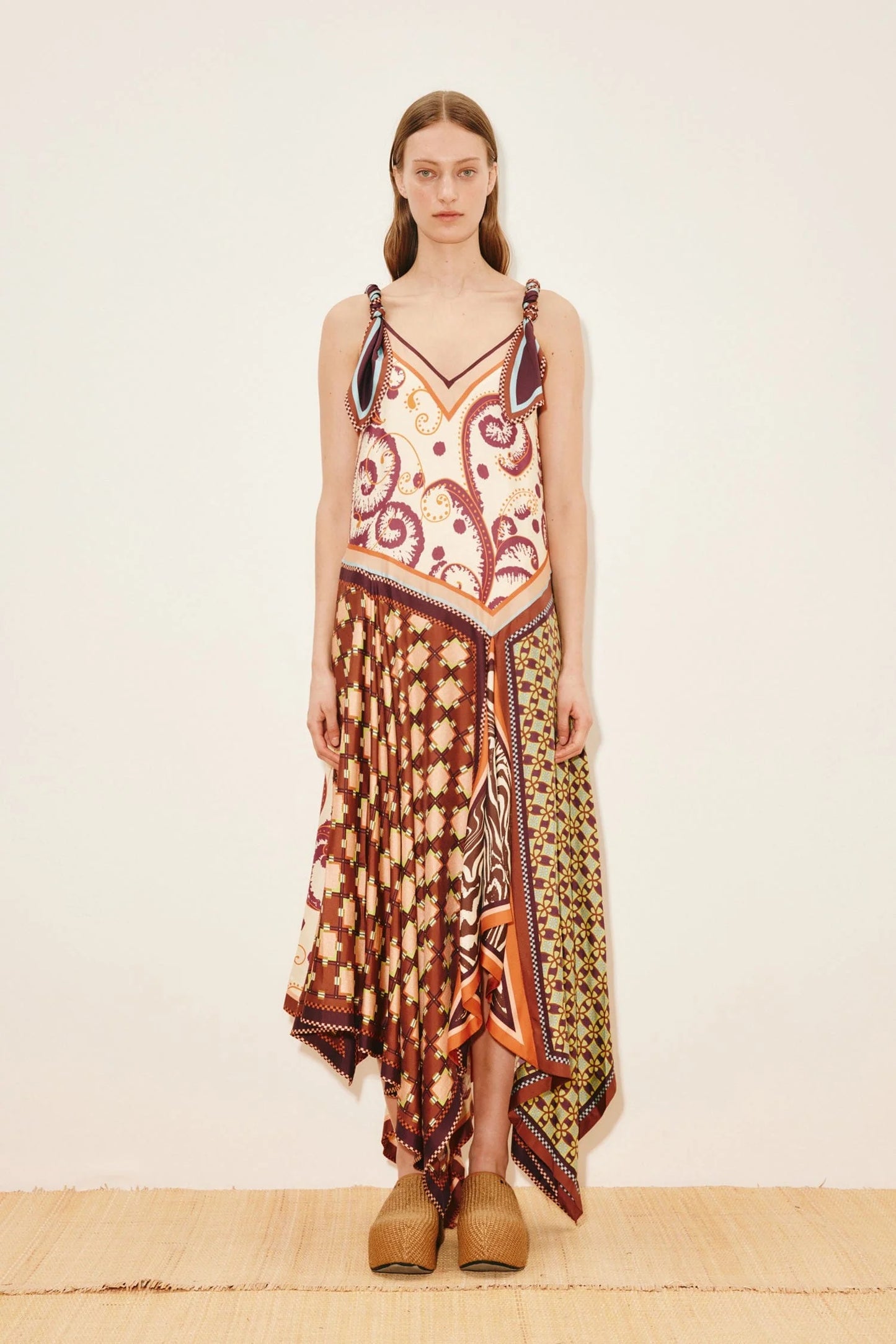 Wilson - Midikleid aus Seide mit Muster