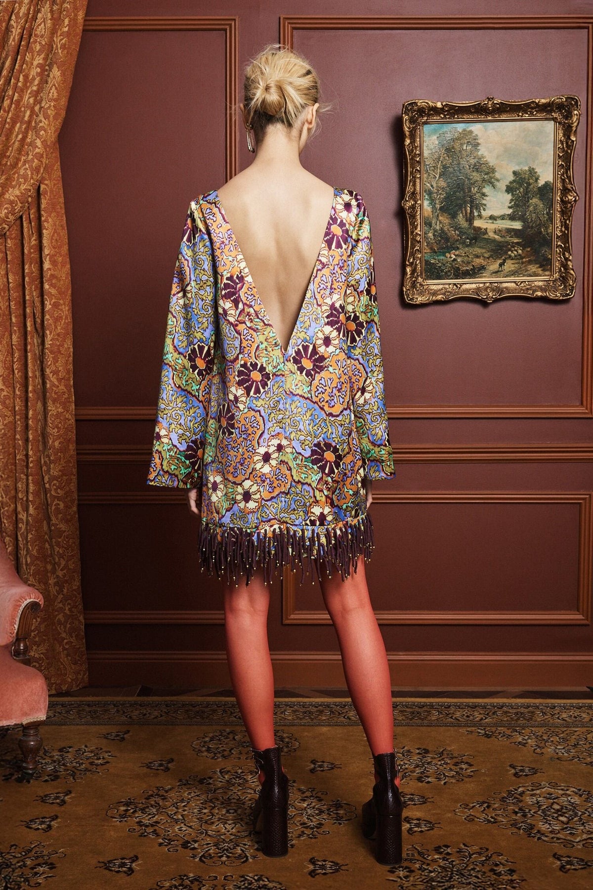 Johanna Mini Kleid – mit floralem Allover-Print