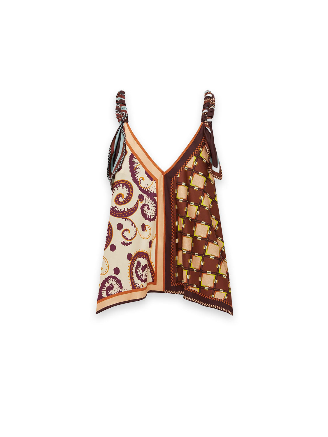 Wilson - Seiden-Top mit Muster