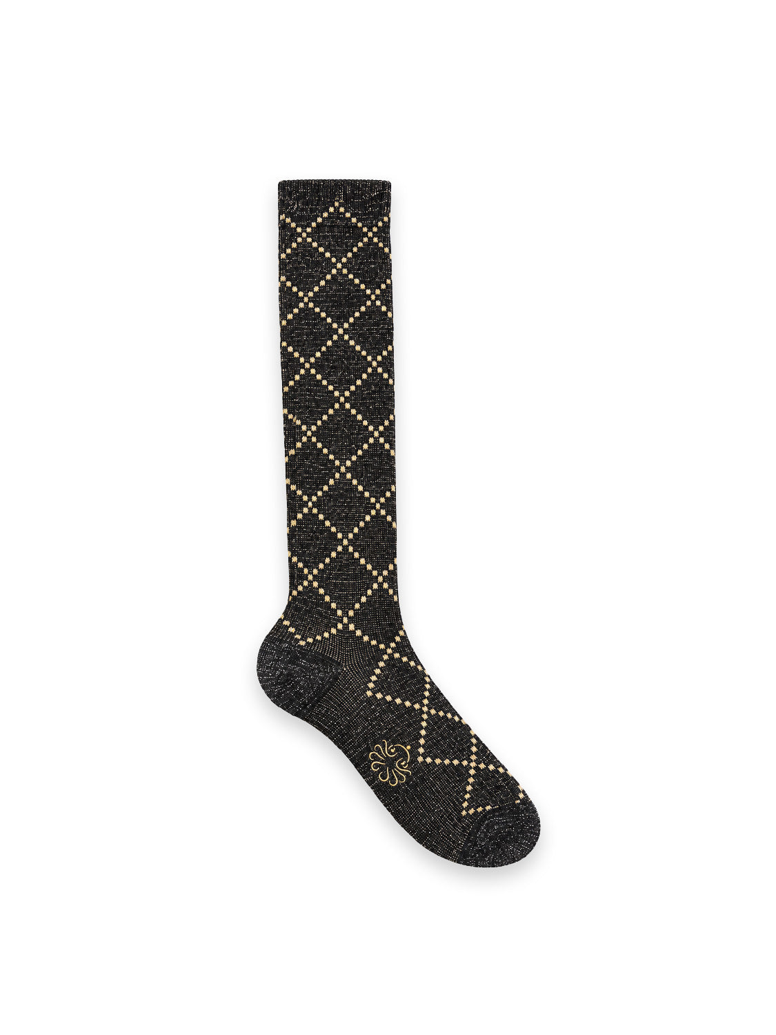 Check Donna - Knee-high socks