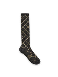 Check Donna - Knee-high socks