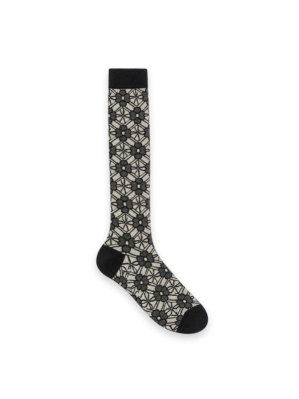 Iride Donna - Kniehohe Socken mit Muster