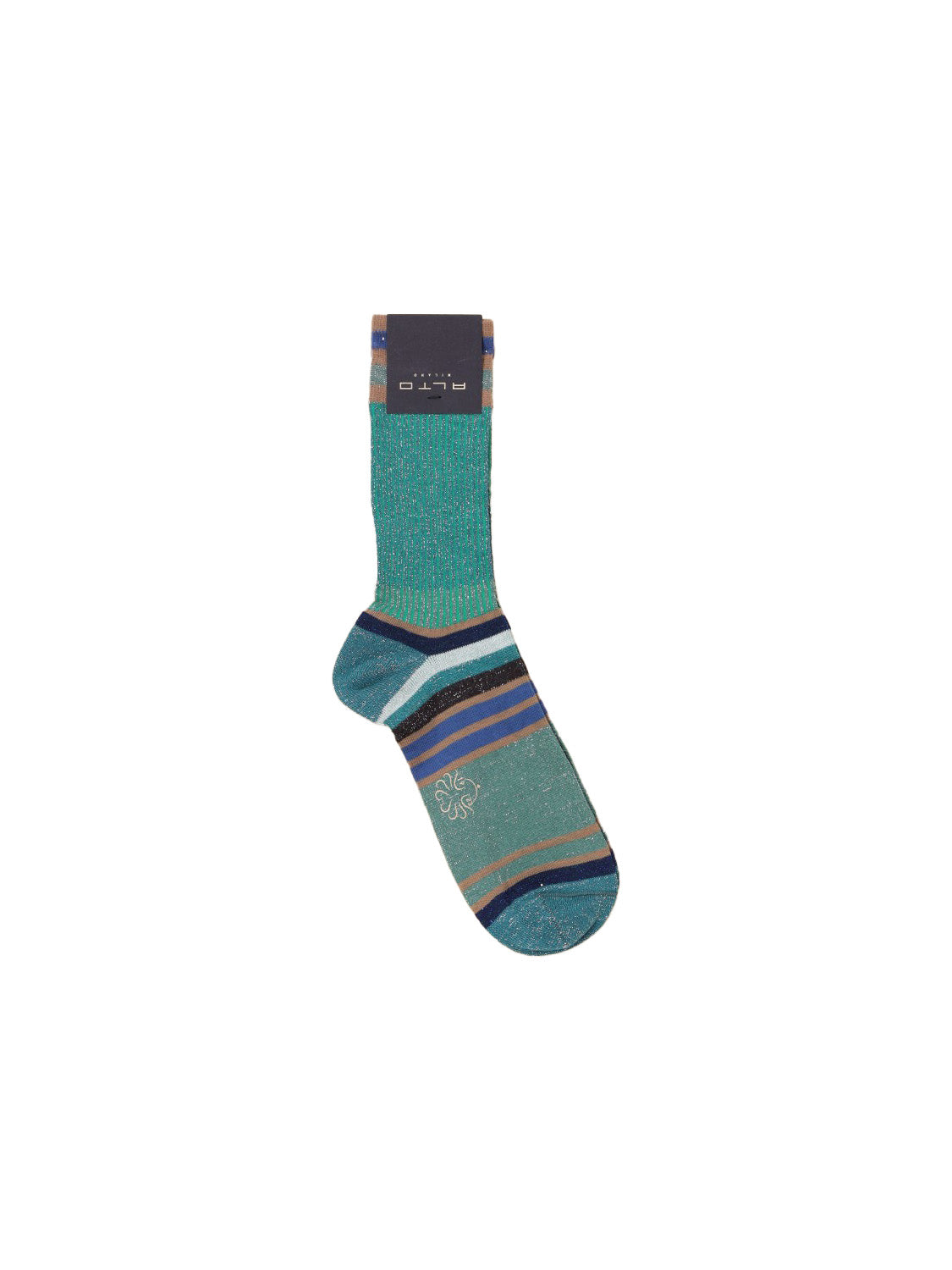 Socken mit Lurex-Effekten
