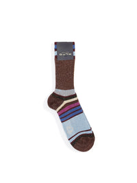 Paia –  Gestreifte Socken mit Lurex-Effekt