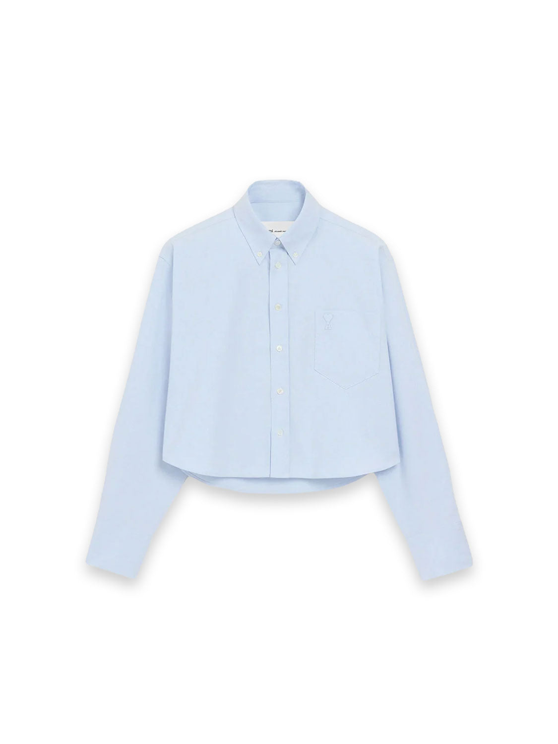 AMI Paris Cropped Shirt Blouse