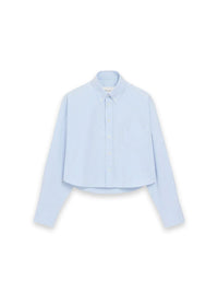 AMI Paris Cropped Shirt Blouse