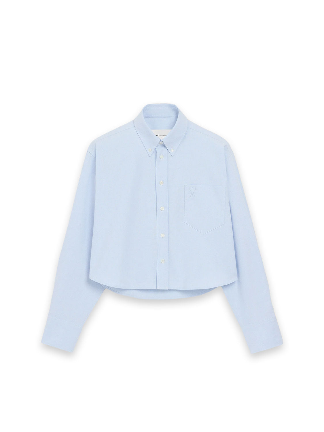 AMI Paris Cropped Hemdbluse