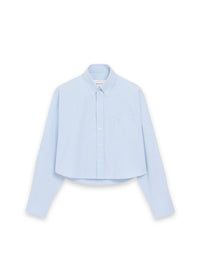 AMI Paris Cropped Hemdbluse