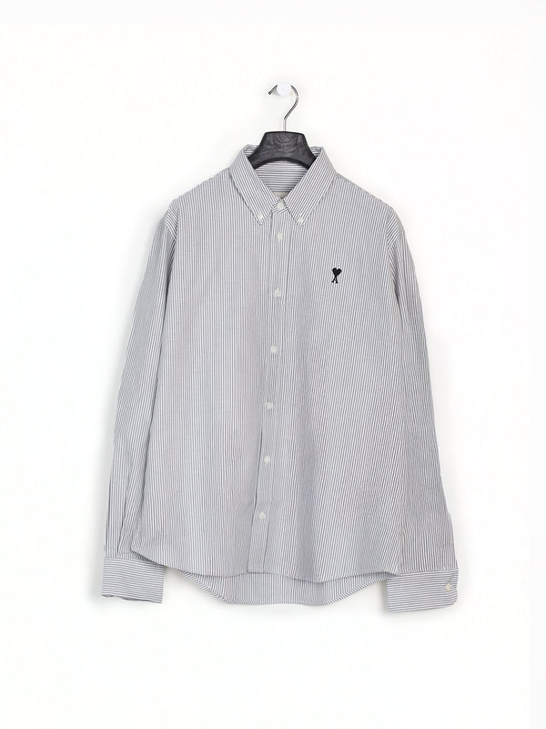 Gestreiftes Baumwollhemd