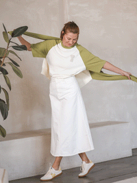 AMI Paris Denim Midirock