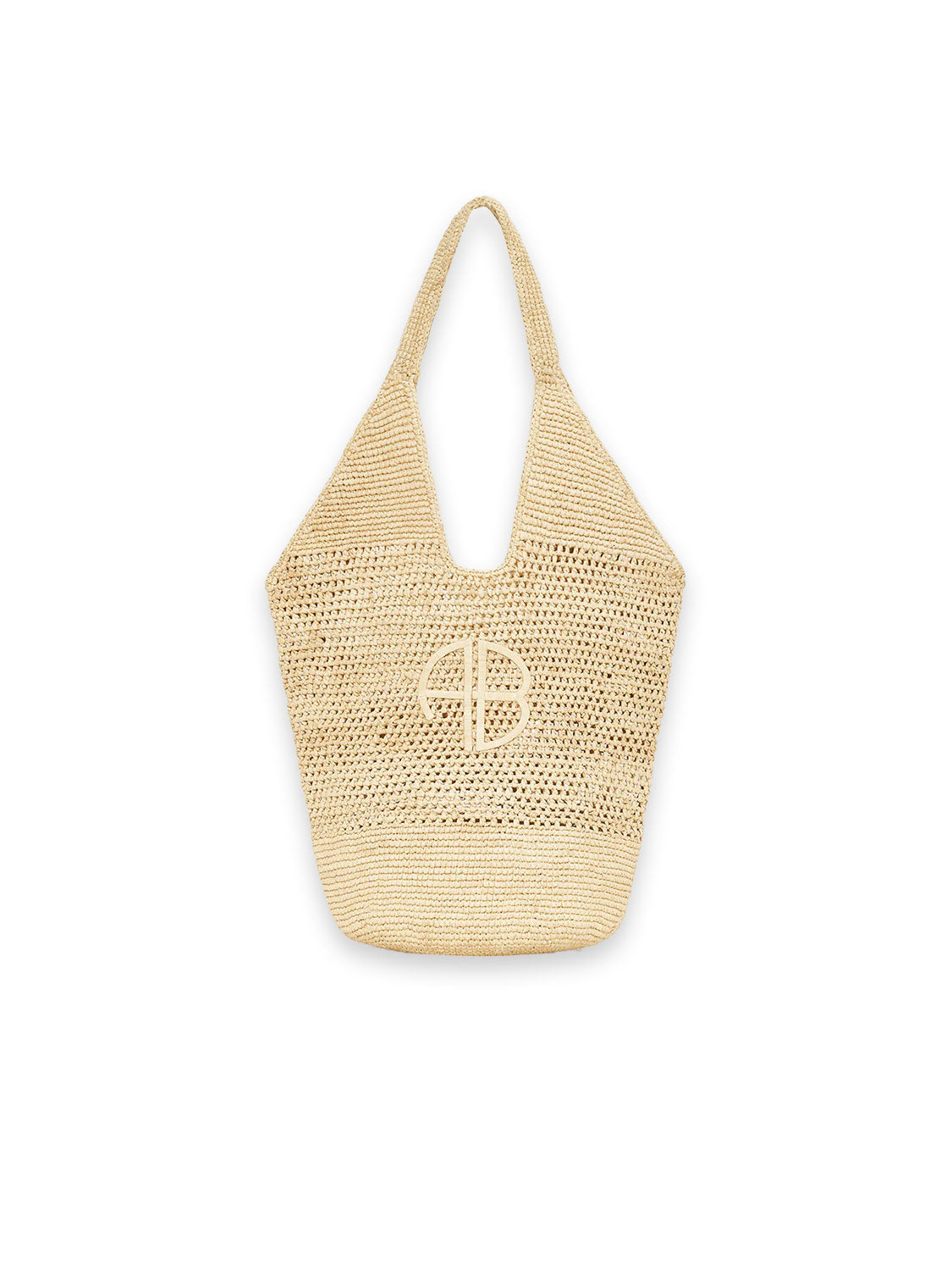Leah Logo - Tasche aus Bast