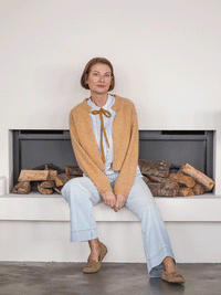 Veronica Bluse mit feiner Karostruktur