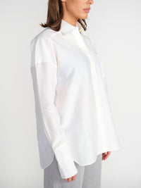 Bluse aus Baumwoll-Seiden-Mix  