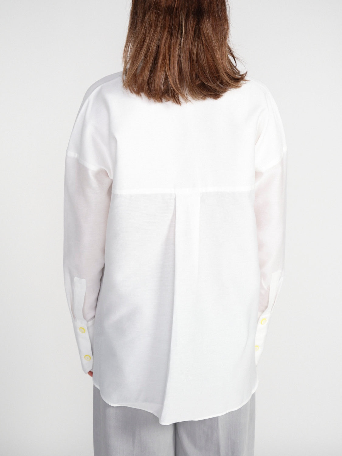 Bluse aus Baumwoll-Seiden-Mix  