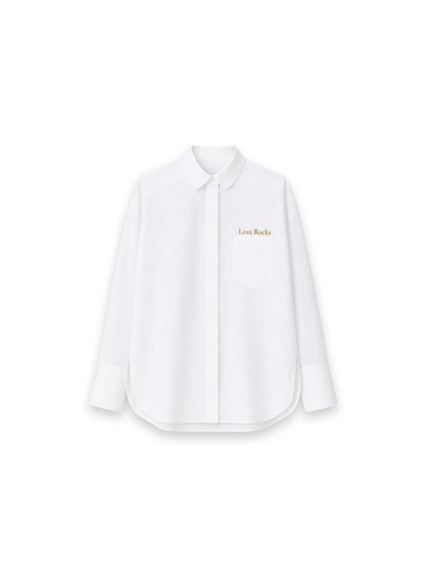 Bluse aus Baumwoll-Seiden-Mix